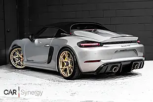 Used 2024 Porsche 718 Spyder RS Silver - Interior and Exterior details 9