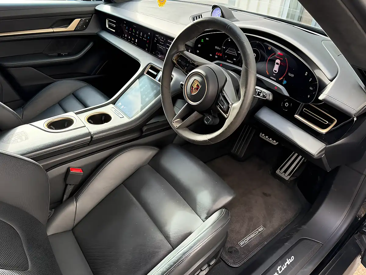 Used 2024 Porsche Taycan Turbo Cross Turismo Black - Interior and Exterior details 10