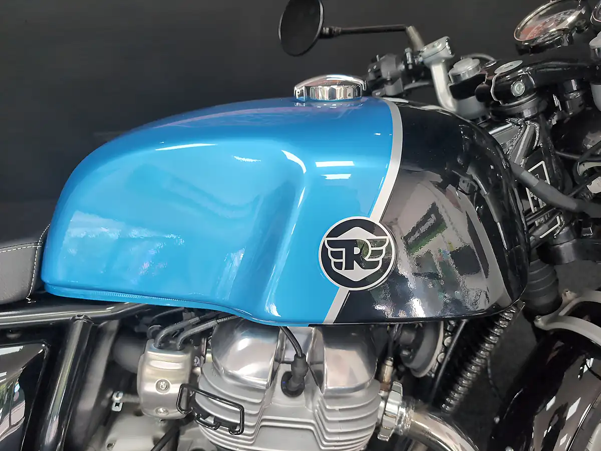 Used 2024 Royal Enfield Continental GT Blue - Interior and Exterior details 11