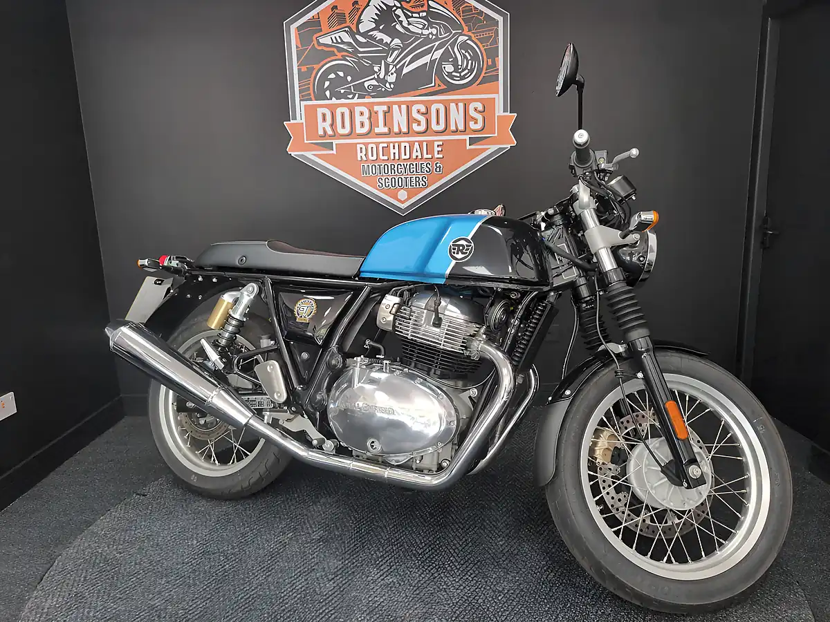 Used 2024 Royal Enfield Continental GT Blue - Interior and Exterior details 4