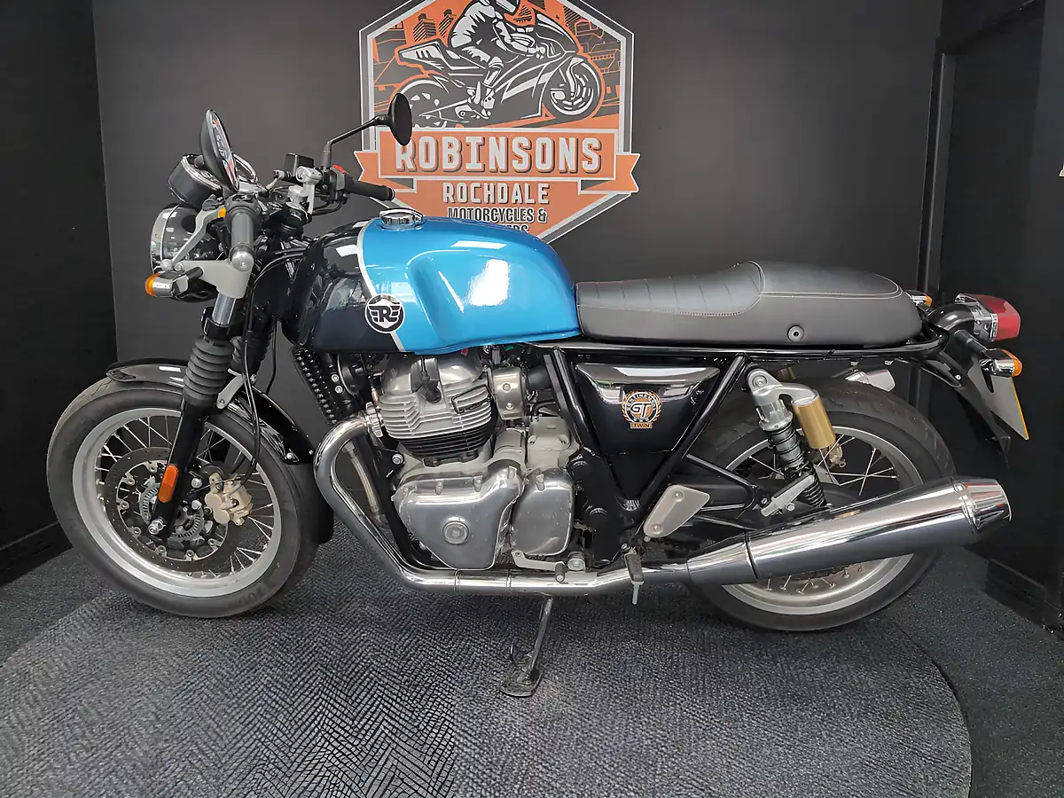 Used 2024 Royal Enfield Continental GT Blue - Interior and Exterior details 8