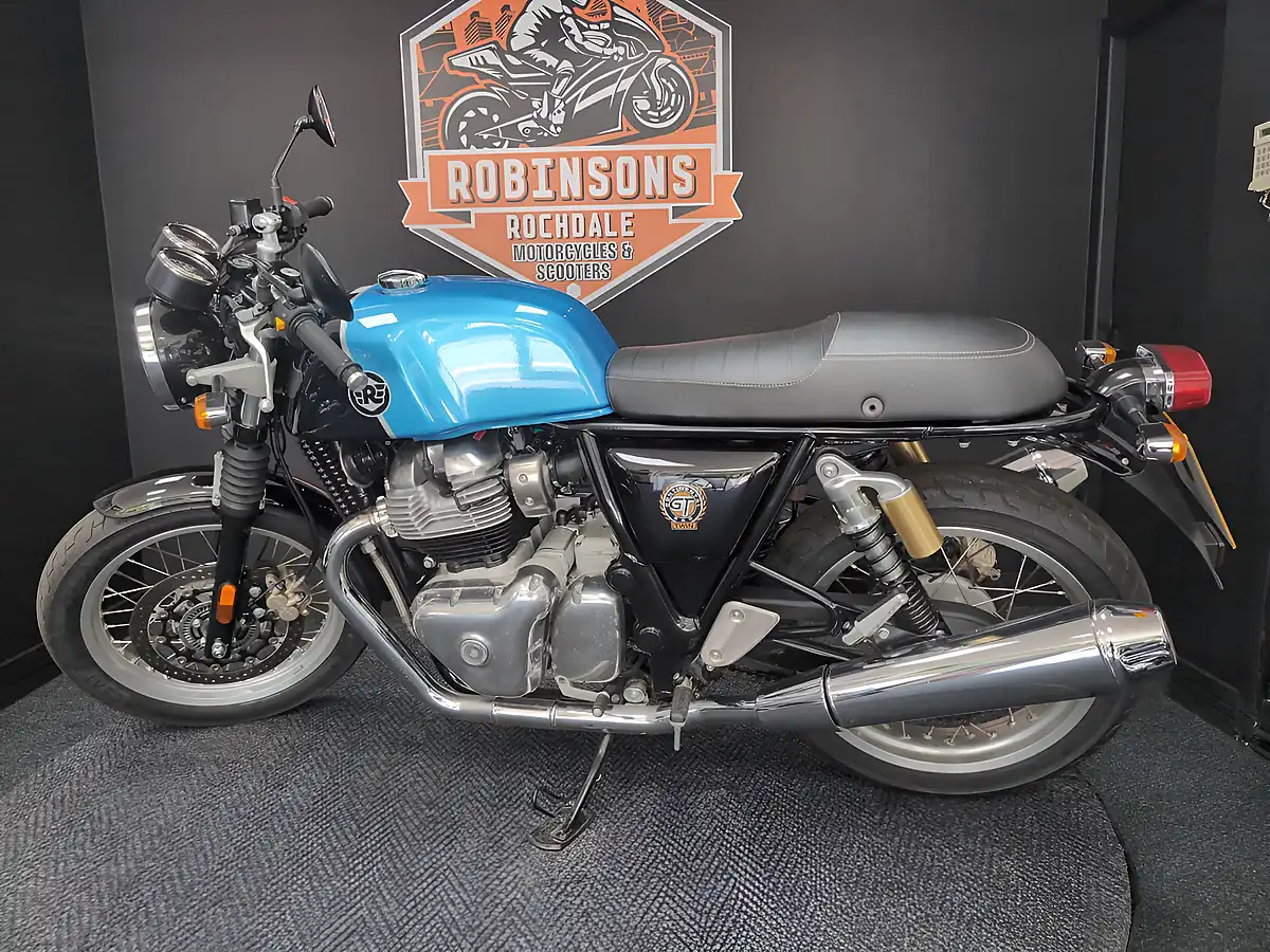 Used 2024 Royal Enfield Continental GT Blue - Interior and Exterior details 9