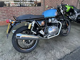 Used 2024 Royal Enfield Continental GT E Blue/Black - Interior and Exterior details 3