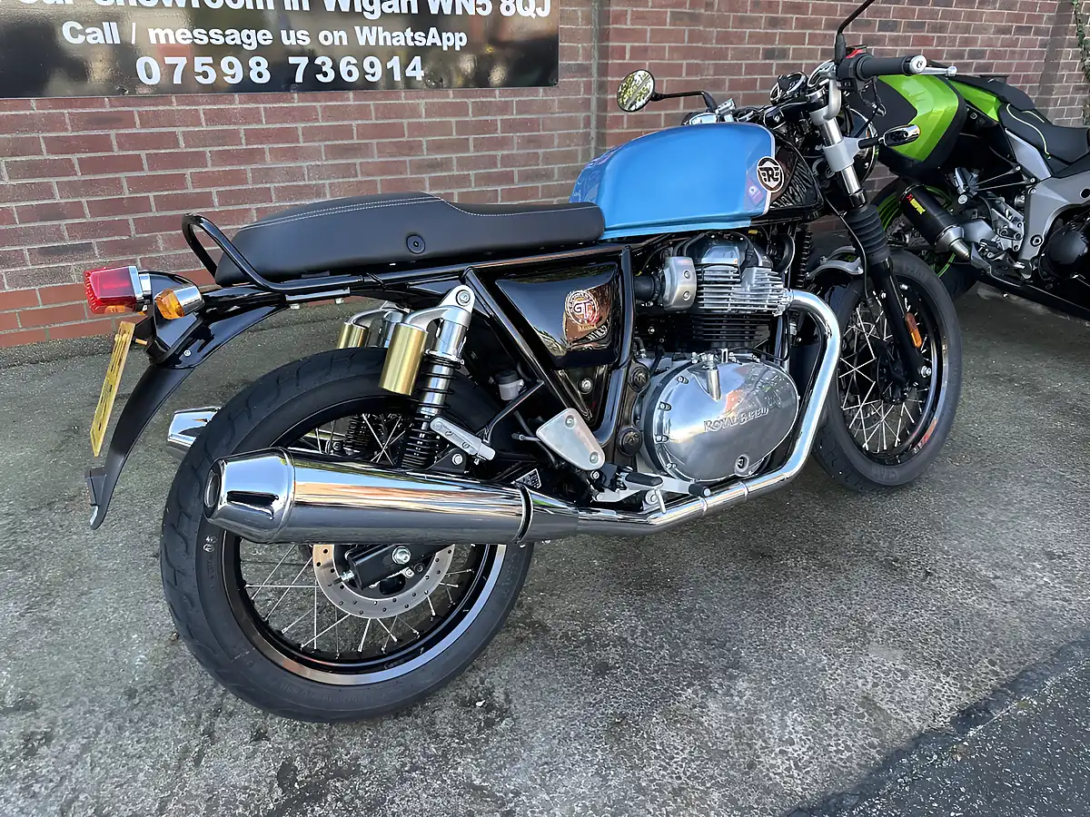 Used 2024 Royal Enfield Continental GT E Blue/Black - Interior and Exterior details 3