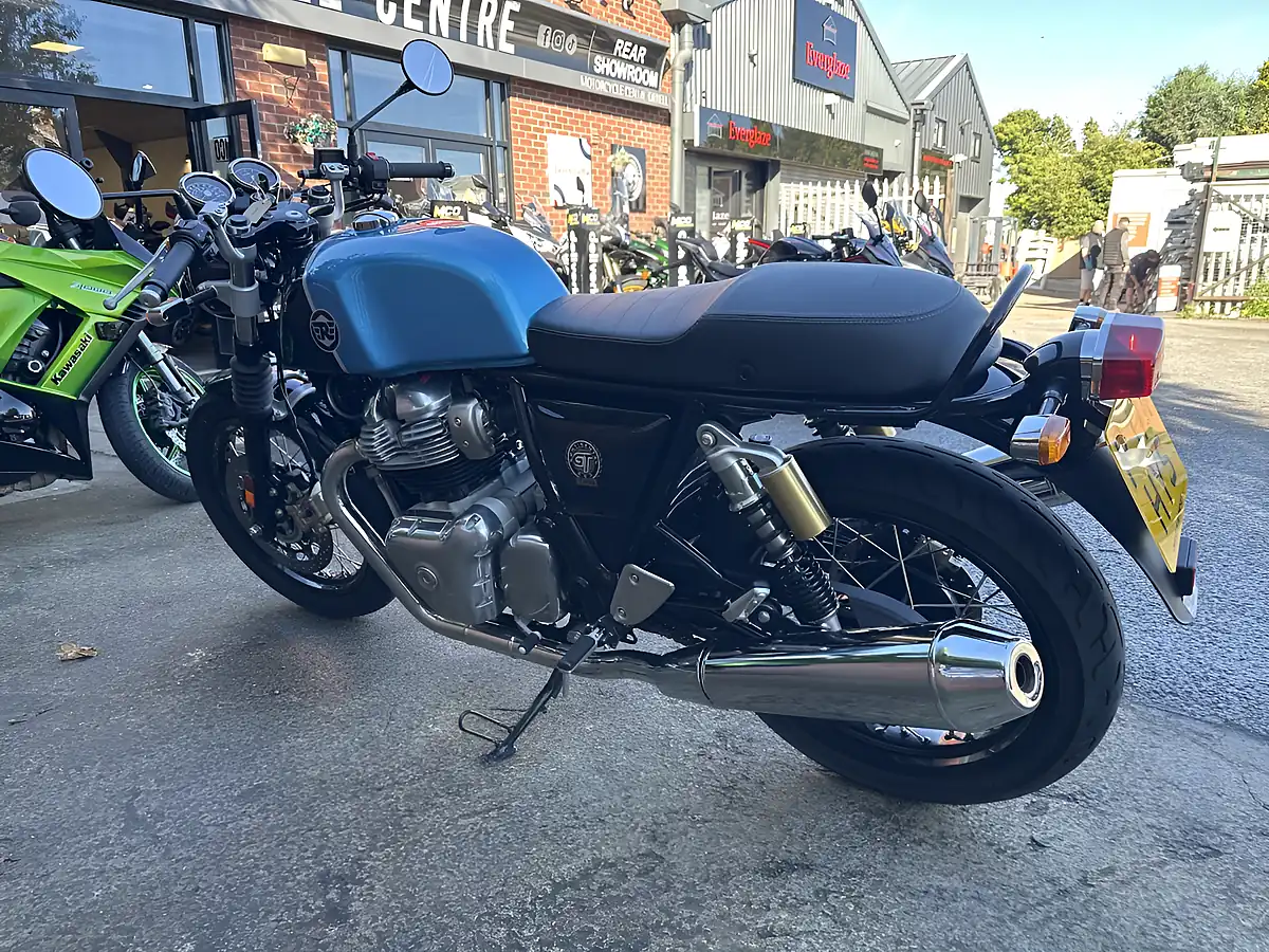 Used 2024 Royal Enfield Continental GT E Blue/Black - Interior and Exterior details 4