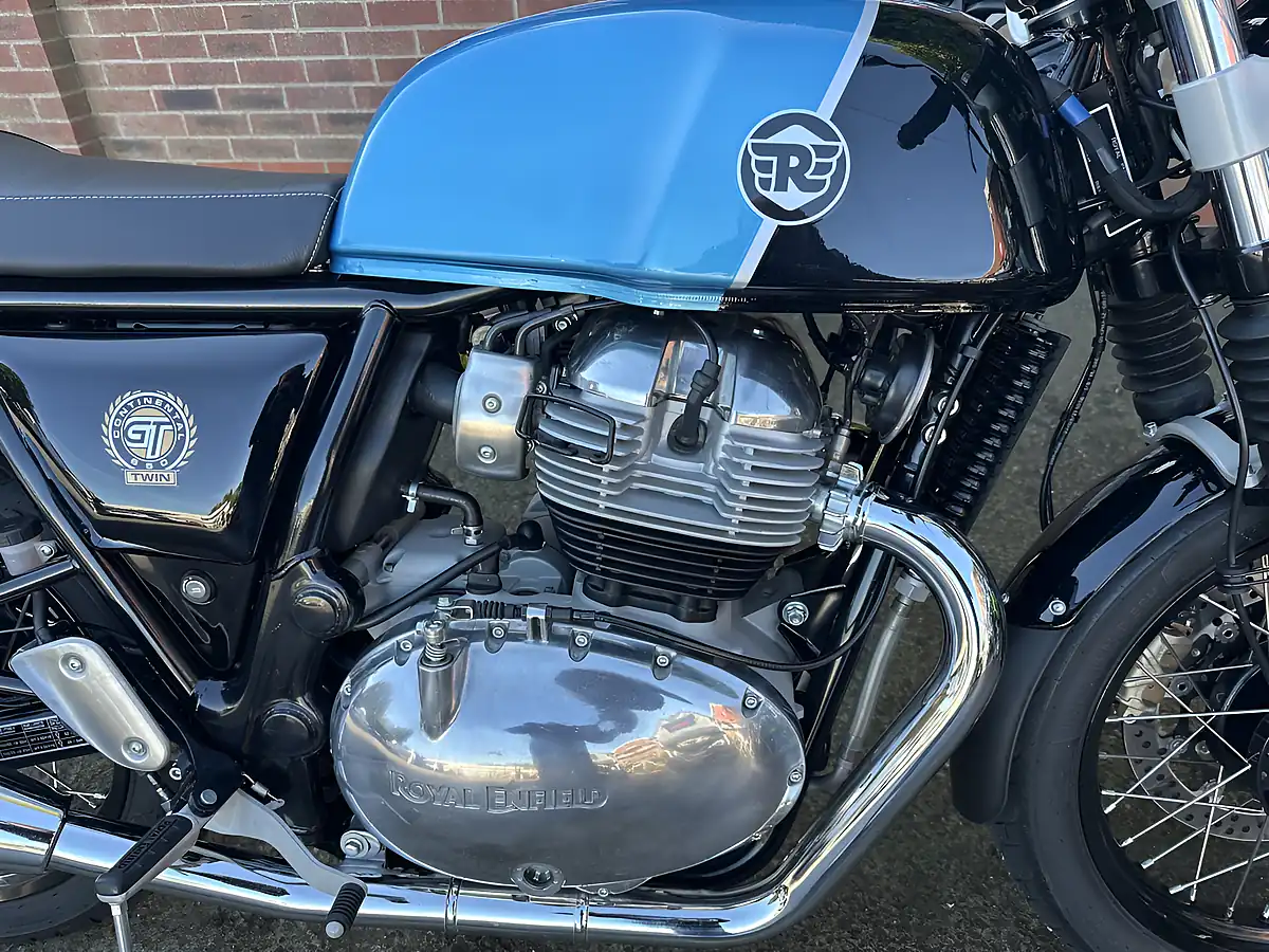 Used 2024 Royal Enfield Continental GT E Blue/Black - Interior and Exterior details 8