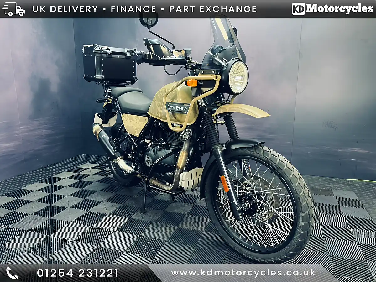 Used 2024 Royal Enfield Himalayan Camo Brown - Front View