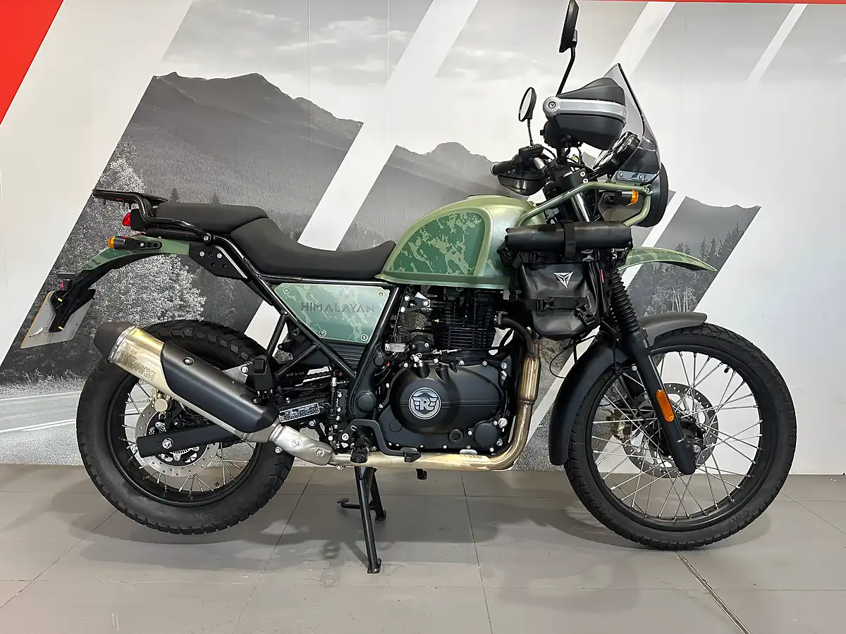 Used 2024 Royal Enfield Himalayan Green - Front View