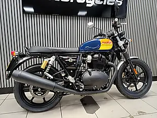 Used 2024 Royal Enfield Interceptor 650 Barcelona Blue - Interior and Exterior details 4