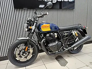 Used 2024 Royal Enfield Interceptor 650 Barcelona Blue - Interior and Exterior details 6