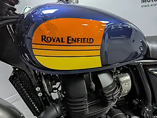 Used 2024 Royal Enfield Interceptor Barcelona Blue - Interior and Exterior details 16