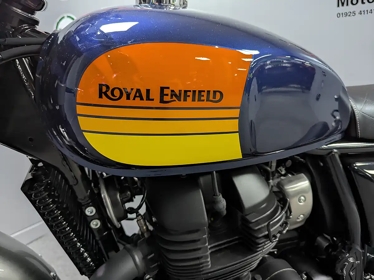 Used 2024 Royal Enfield Interceptor Barcelona Blue - Interior and Exterior details 16