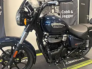 Used 2024 Royal Enfield Meteor 350 Custom Blue - Interior and Exterior details 13