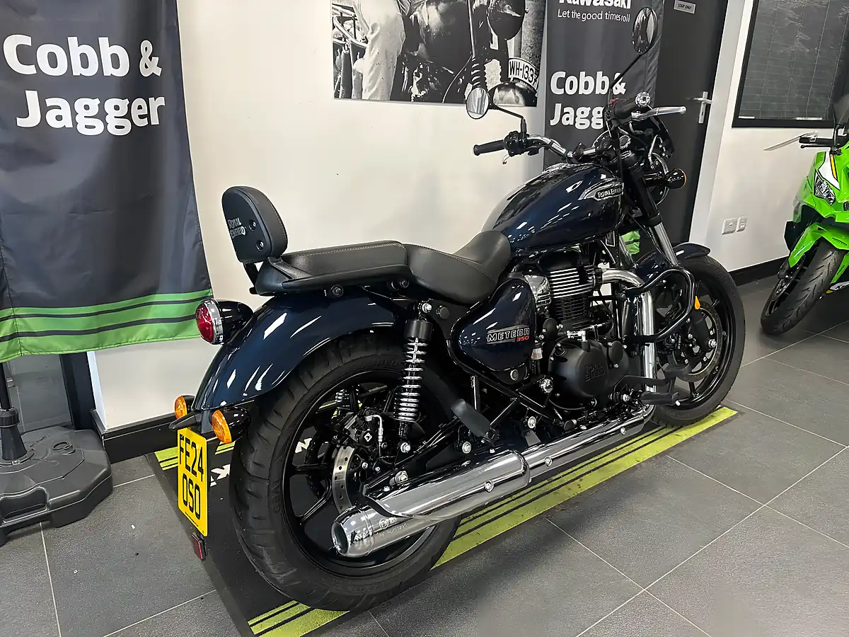 Used 2024 Royal Enfield Meteor 350 Custom Blue - Interior and Exterior details 2