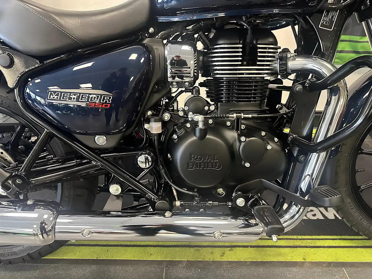 Used 2024 Royal Enfield Meteor 350 Custom Blue - Interior and Exterior details 5