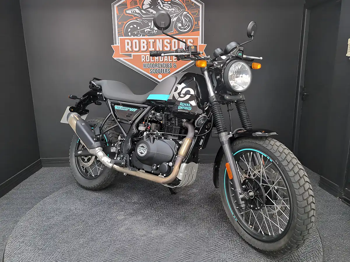 Used 2024 Royal Enfield Scram 411 Graphite Blue - Interior and Exterior details 3