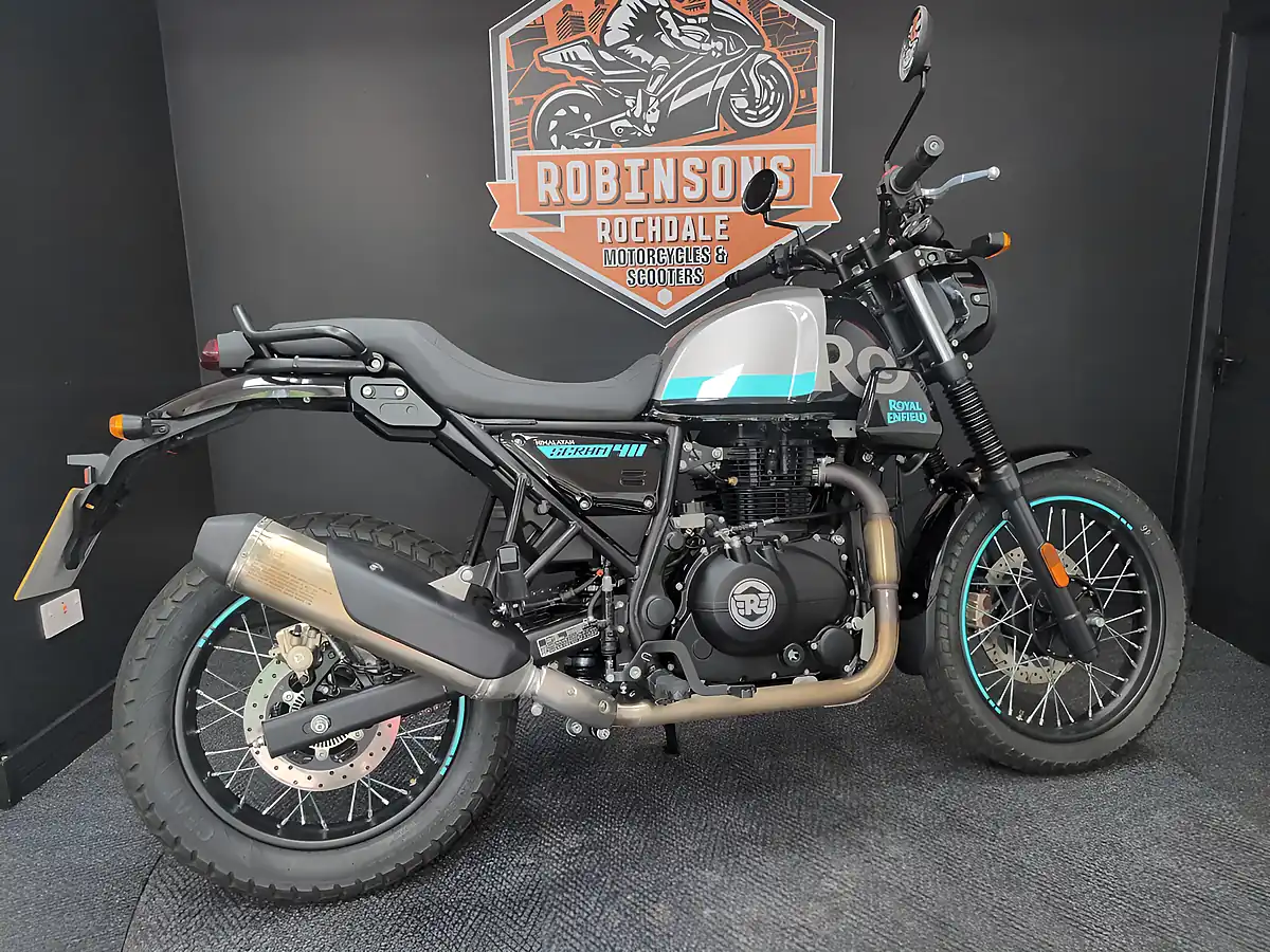 Used 2024 Royal Enfield Scram 411 Graphite Blue - Interior and Exterior details 6