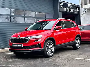 Used 2024 Skoda Karoq Se L Red - Interior and Exterior details 13