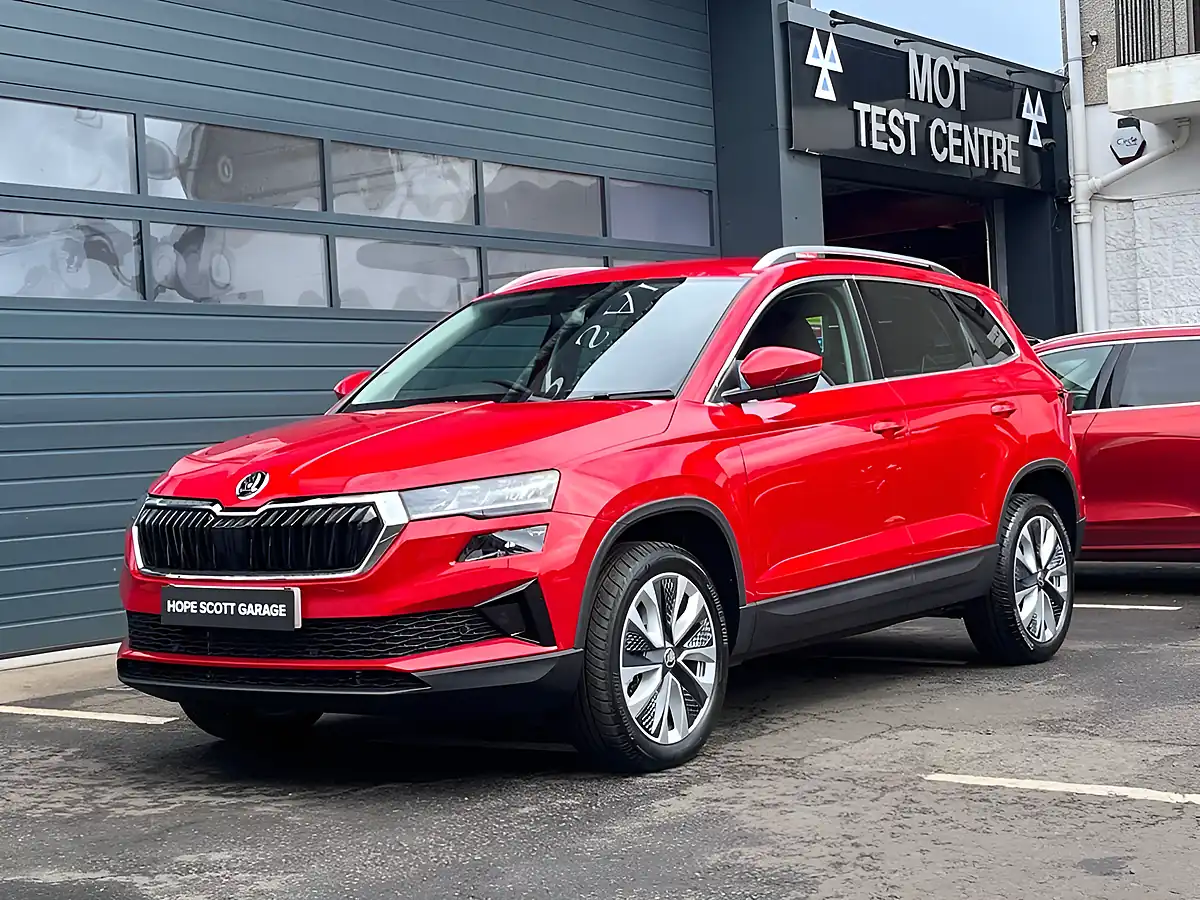 Used 2024 Skoda Karoq Se L Red - Interior and Exterior details 13