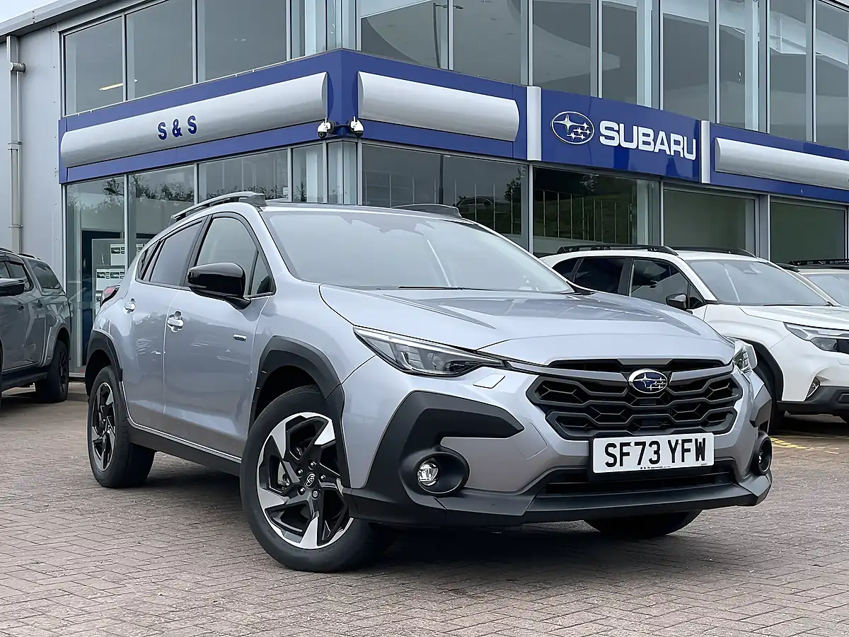 Used 2024 Subaru Crosstrek Touring Silver - Front View