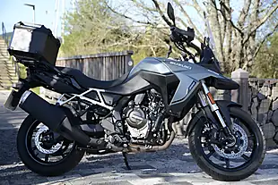 Used 2024 Suzuki V-Strom Re Green - Interior and Exterior details 2