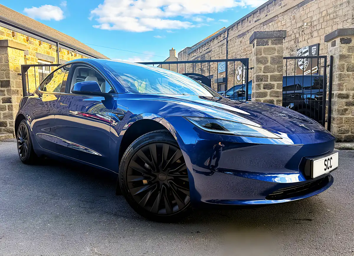Used 2024 Tesla Model 3 Highland Deep Blue - Interior and Exterior details 4