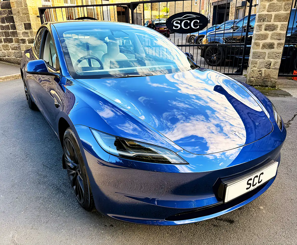 Used 2024 Tesla Model 3 Highland Deep Blue - Interior and Exterior details 7
