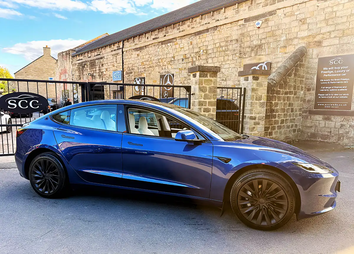 Used 2024 Tesla Model 3 Highland Deep Blue - Interior and Exterior details 8