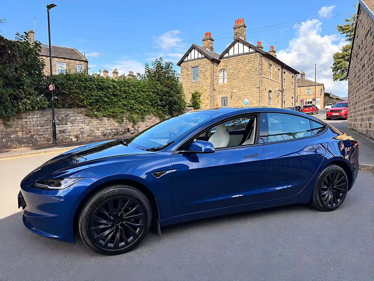 Used 2024 Tesla Model 3 Highland Deep Blue - Interior and Exterior details 9