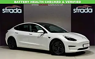 Used 2024 Tesla Model 3 Saloon 4dr White - Interior and Exterior details 8