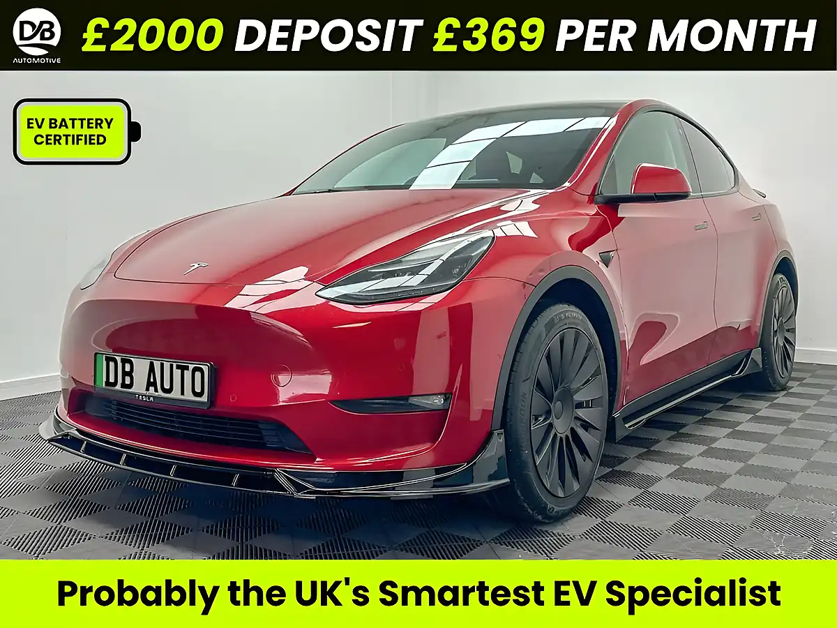 Used 2024 Tesla Model Y Full Aero Kit Red - Front View