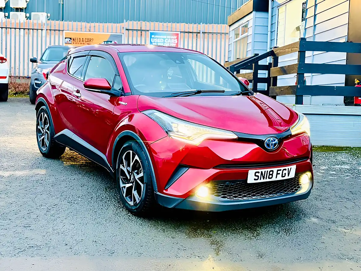 Used 2024 Toyota C-Hr Red - Interior and Exterior details 2