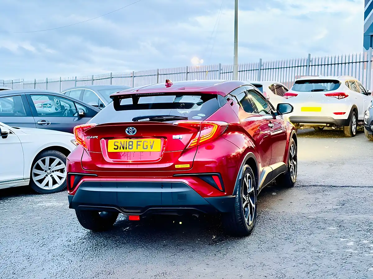 Used 2024 Toyota C-Hr Red - Interior and Exterior details 6