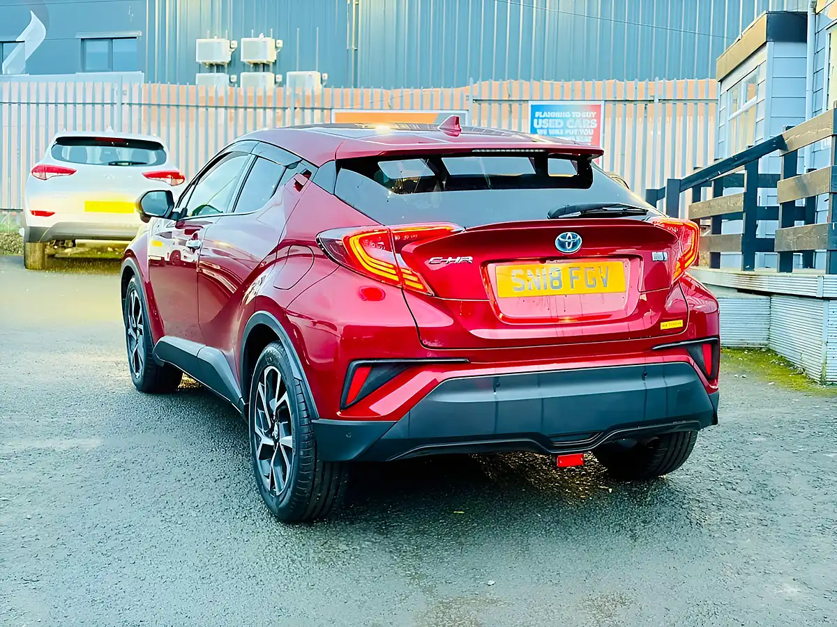 Used 2024 Toyota C-Hr Red - Interior and Exterior details 7