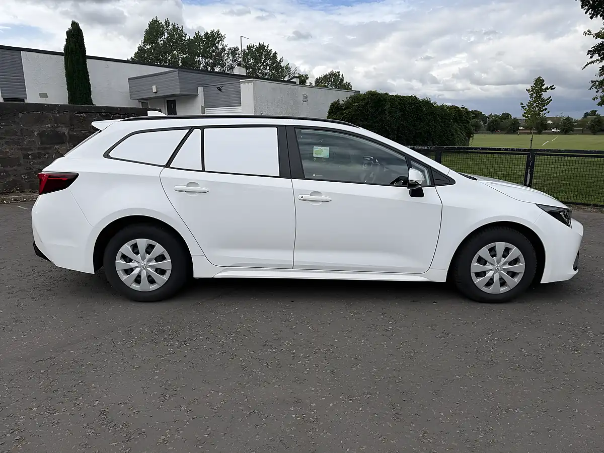 Used 2024 Toyota Corolla Car Derived Van White - Interior and Exterior details 10