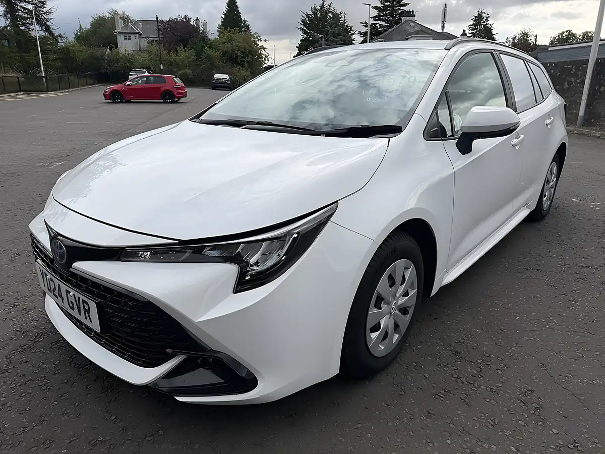 Used 2024 Toyota Corolla Car Derived Van White - Interior and Exterior details 3