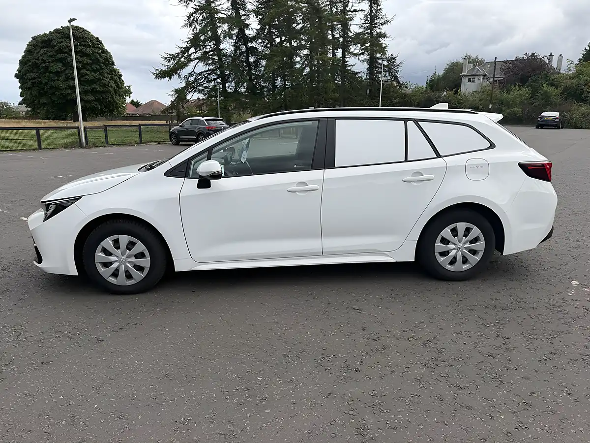 Used 2024 Toyota Corolla Car Derived Van White - Interior and Exterior details 4