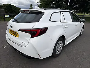 Used 2024 Toyota Corolla Car Derived Van White - Interior and Exterior details 5
