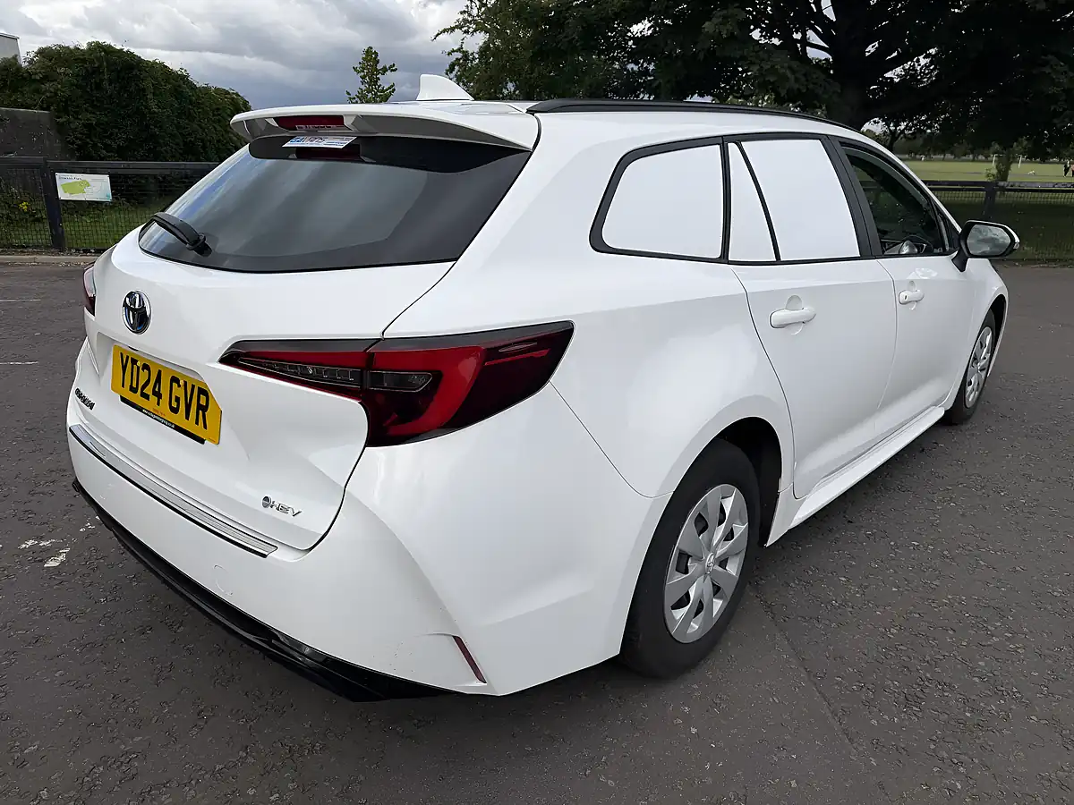 Used 2024 Toyota Corolla Car Derived Van White - Interior and Exterior details 5