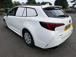 Used 2024 Toyota Corolla Car Derived Van White - Interior and Exterior details 7