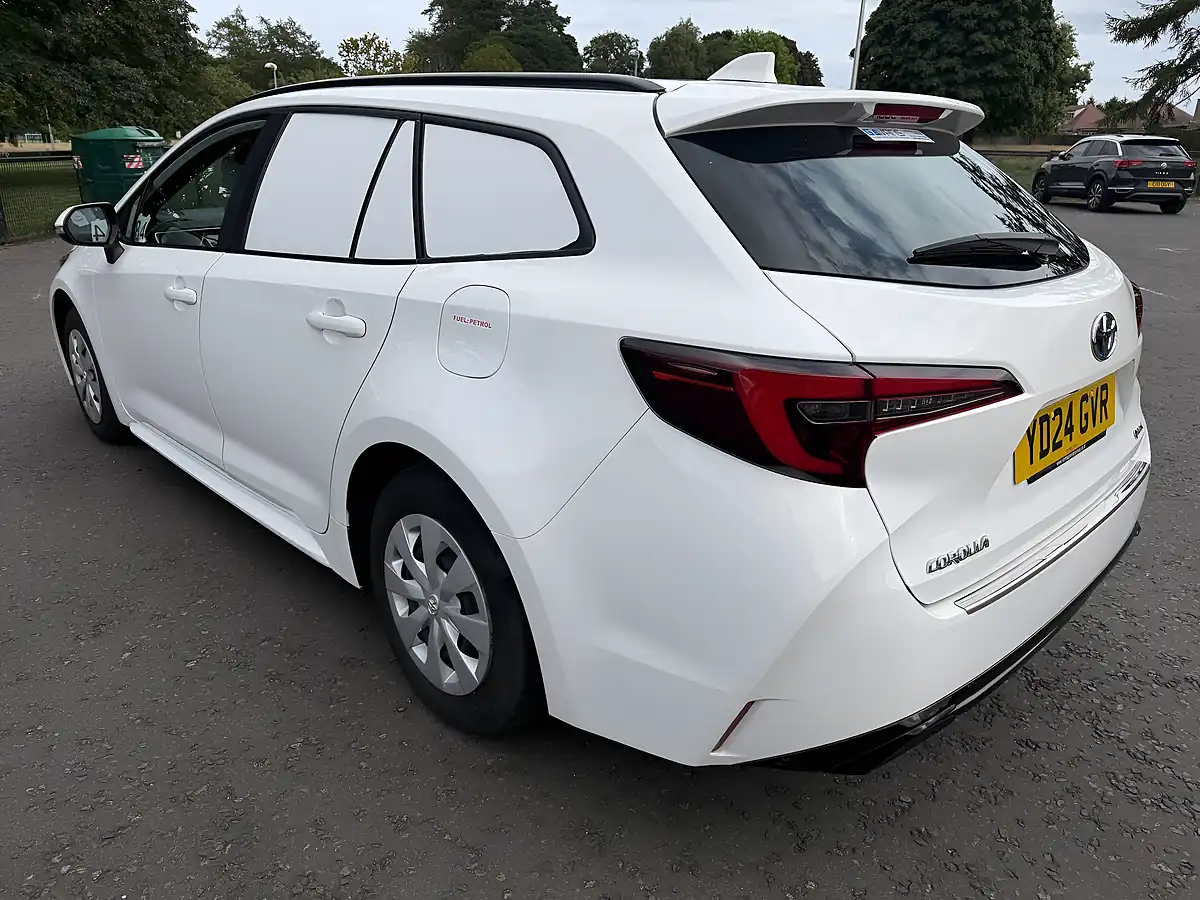 Used 2024 Toyota Corolla Car Derived Van White - Interior and Exterior details 7