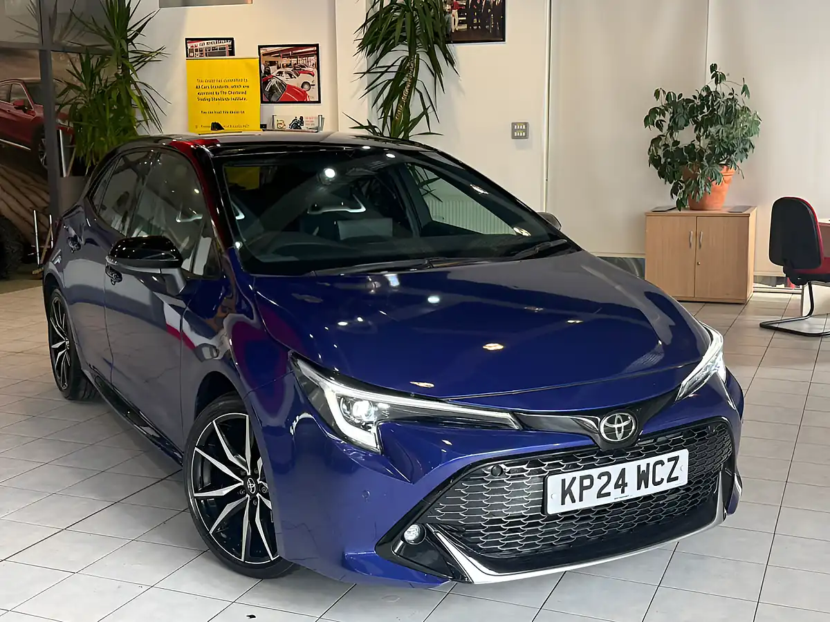 Used 2024 Toyota Corolla Gr Sport Blue - Front View