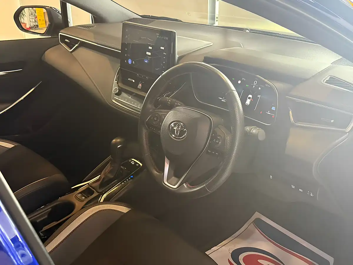 Used 2024 Toyota Corolla Gr Sport Blue - Interior and Exterior details 16