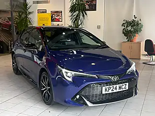 Used 2024 Toyota Corolla Gr Sport Blue - Interior and Exterior details 2