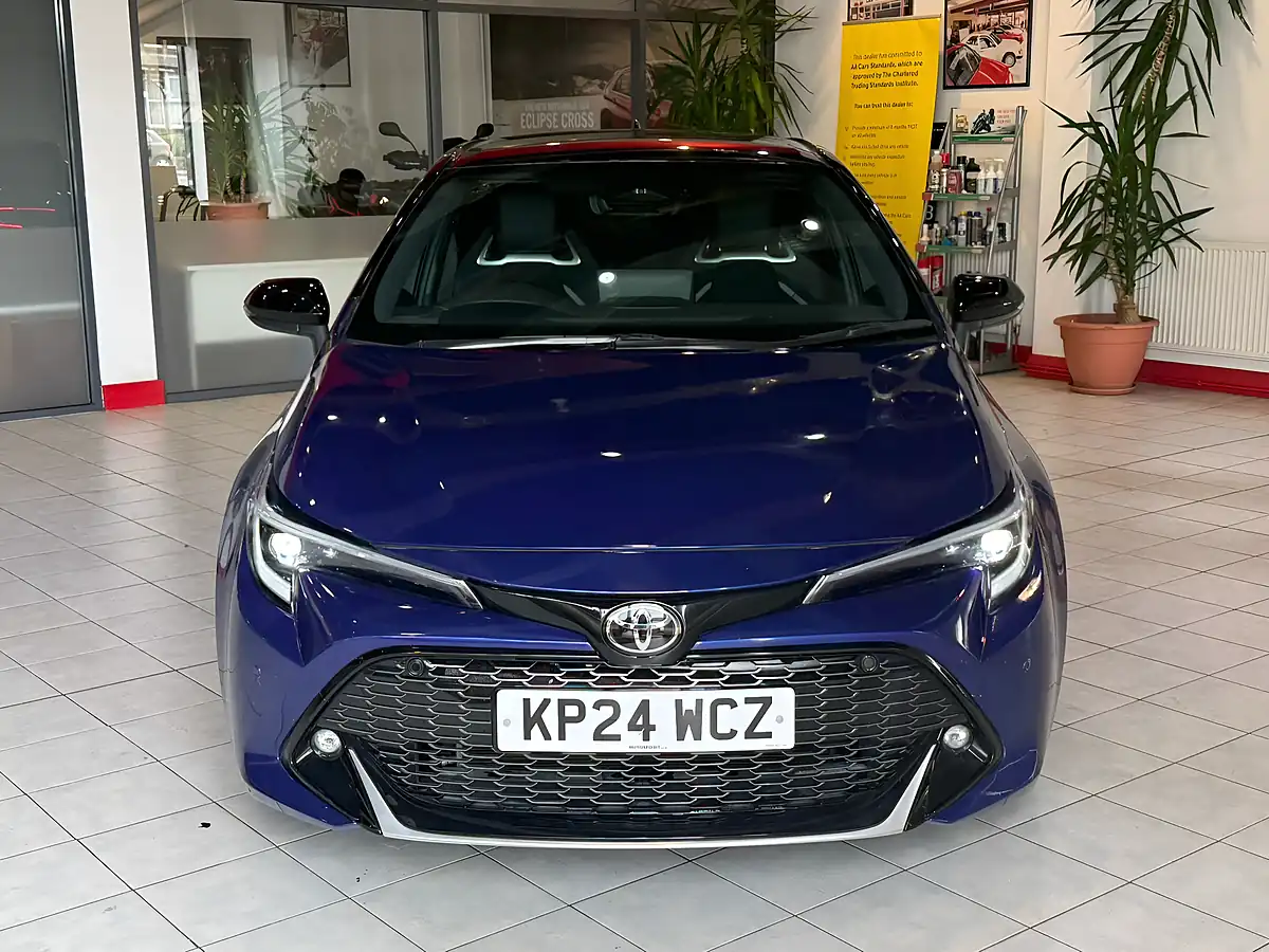 Used 2024 Toyota Corolla Gr Sport Blue - Interior and Exterior details 4