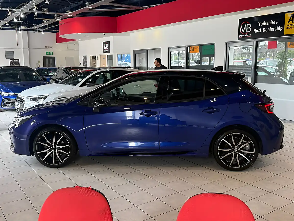 Used 2024 Toyota Corolla Gr Sport Blue - Interior and Exterior details 6