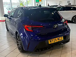 Used 2024 Toyota Corolla Gr Sport Blue - Interior and Exterior details 7