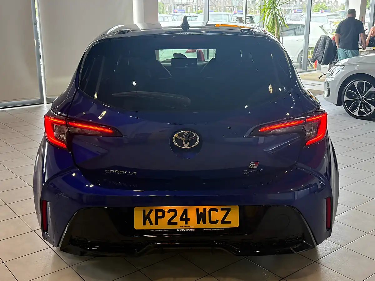 Used 2024 Toyota Corolla Gr Sport Blue - Interior and Exterior details 9