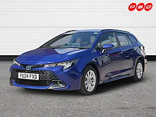 Used 2024 Toyota Corolla Icon Touring Sports Juniper Blue - Interior and Exterior details 3