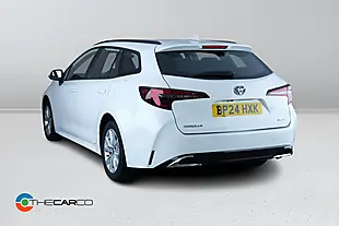 Used 2024 Toyota Corolla Icon Touring Sports White - Interior and Exterior details 8